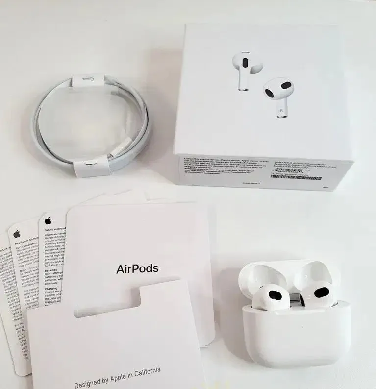 Audifonos Airpods Series 3 1.1 Escucha musica a tu ritmo