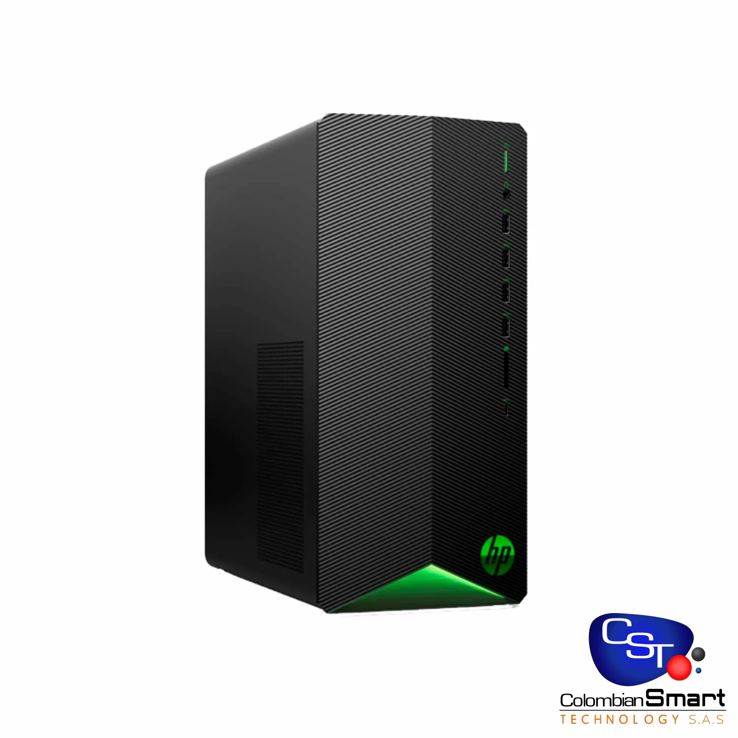 Torre HP Gamer i3 10ma, 8ram, 256ssd, 1tb, Video Radeon Rx550 2gb Sin Monitor