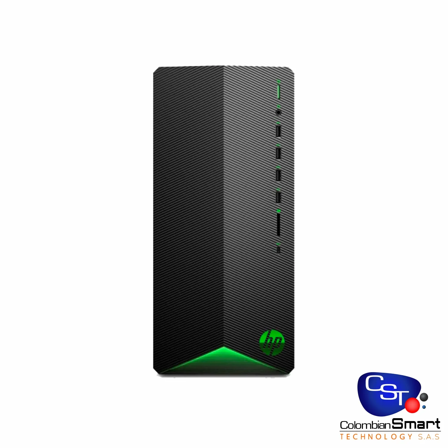 Torre HP Gamer i3 10ma, 8ram, 256ssd, 1tb, Video Radeon Rx550 2gb Sin Monitor