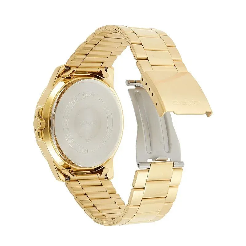 Reloj Casio Caballero MTP-VD01G-9E Pulso Acero Dorado