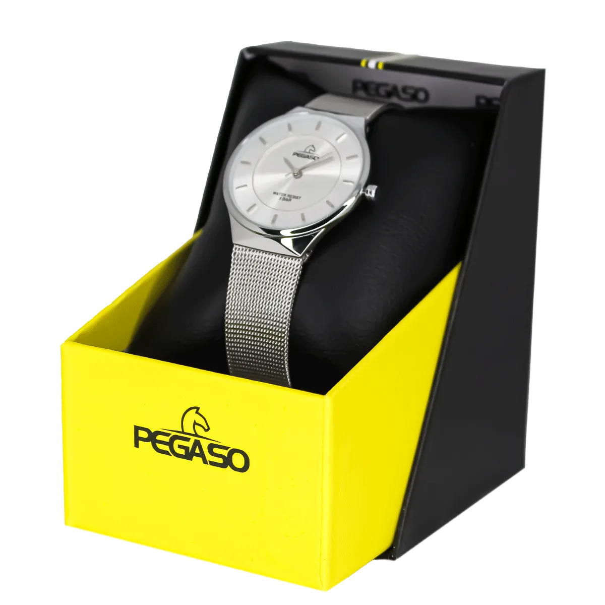 Reloj Pegaso Acero Malla P6483S-072202A  Femenino - Dama - Mujer