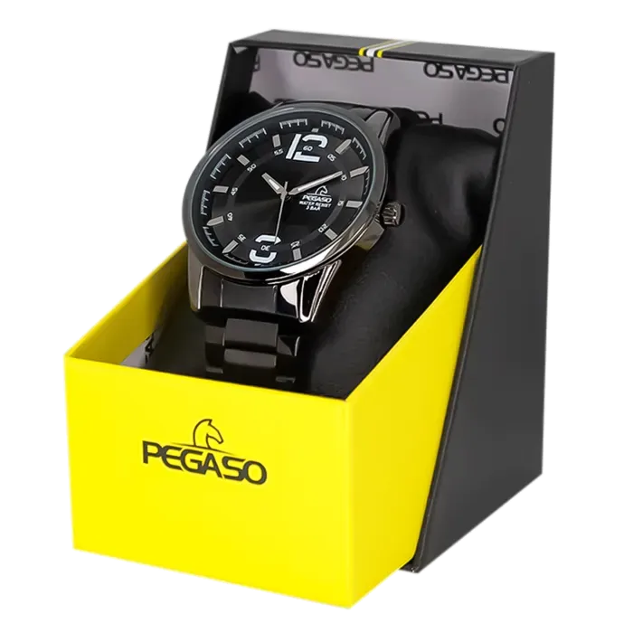 Reloj Pegaso Acero P6517BK-010101A Masculino- Caballero- Hombre