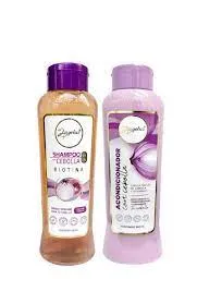 Kit Shampoo Acondicionador Con Cebolla y Crema Peinar Anyeluz