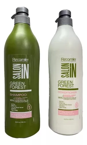 Kit Shampoo Y Acondicionador Green Forest + Kertin Antiocidants Salon In Recamier