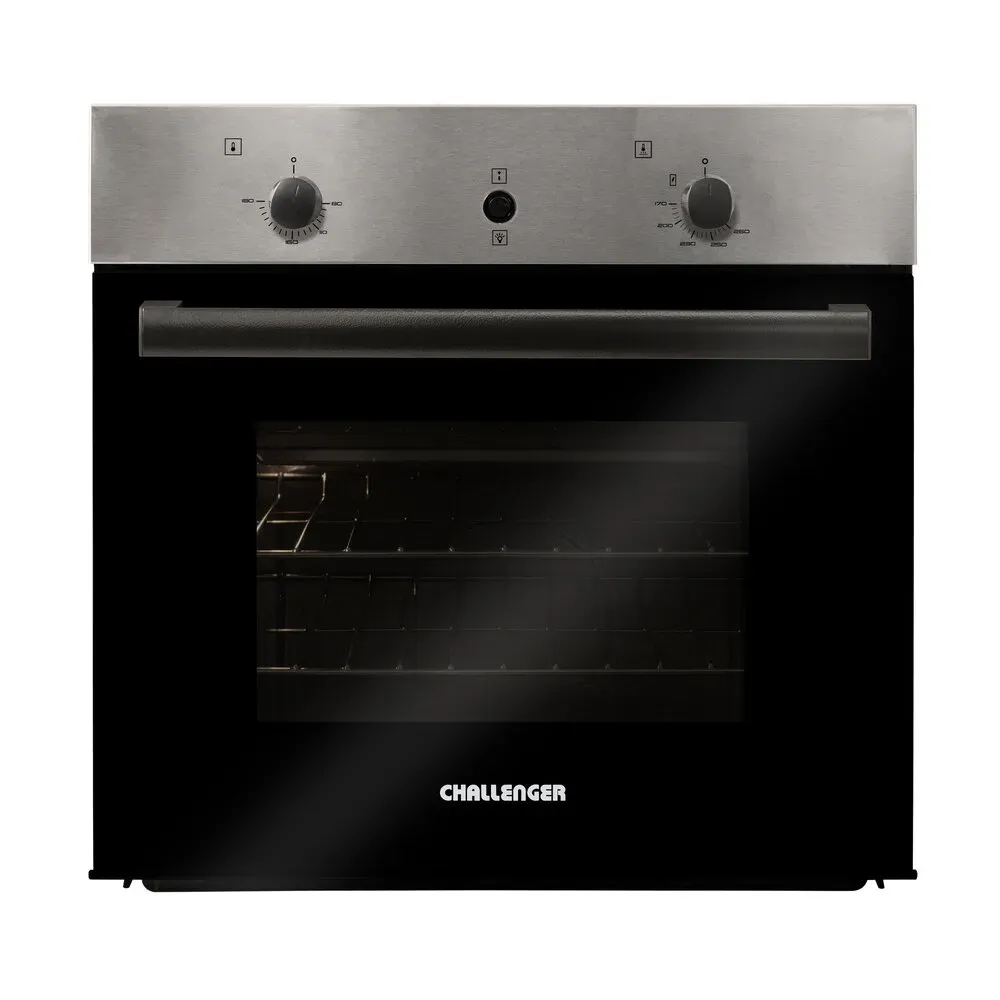 Horno De Empotrar Mixto Challenger en Acero Negro 60 cm 120V - Hg 2555 