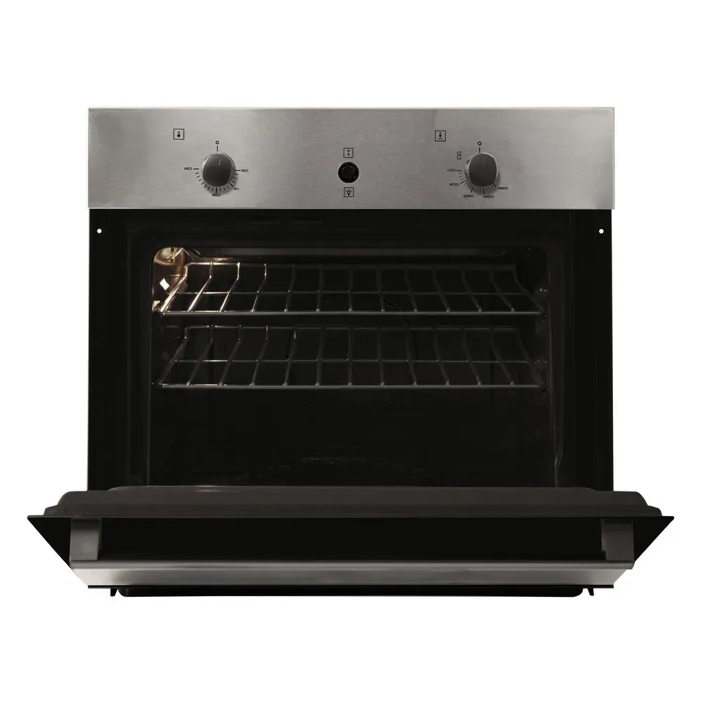 Horno De Empotrar Mixto Challenger en Acero Negro 60 cm 120V - Hg 2555 