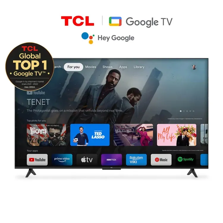 Televisor TCL 50" Pulgadas 127 cm 50P635 4K-UHD LED Smart TV 