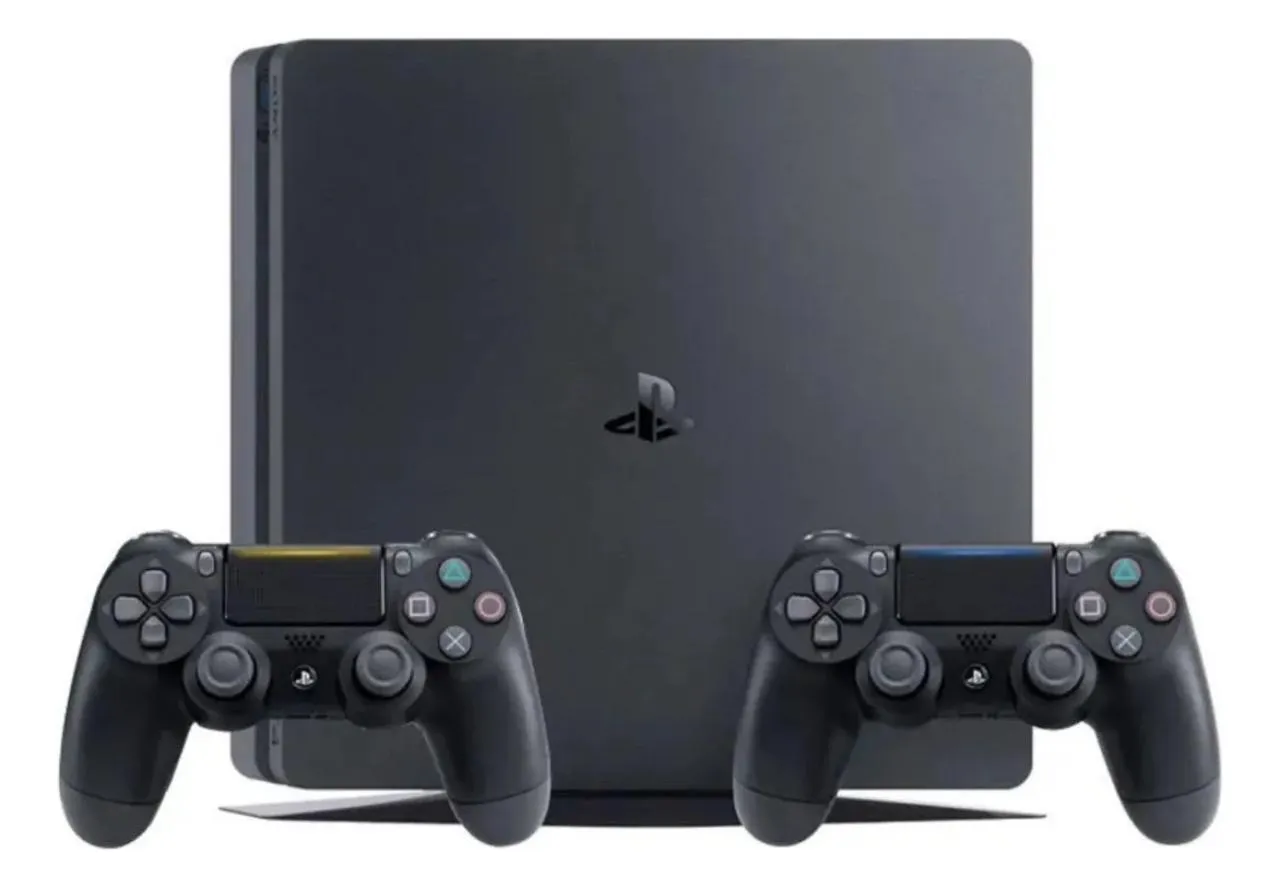 Playstation 4 Slim 1 Tera Usada+Control +Garantia 6 Meses+Forro Control