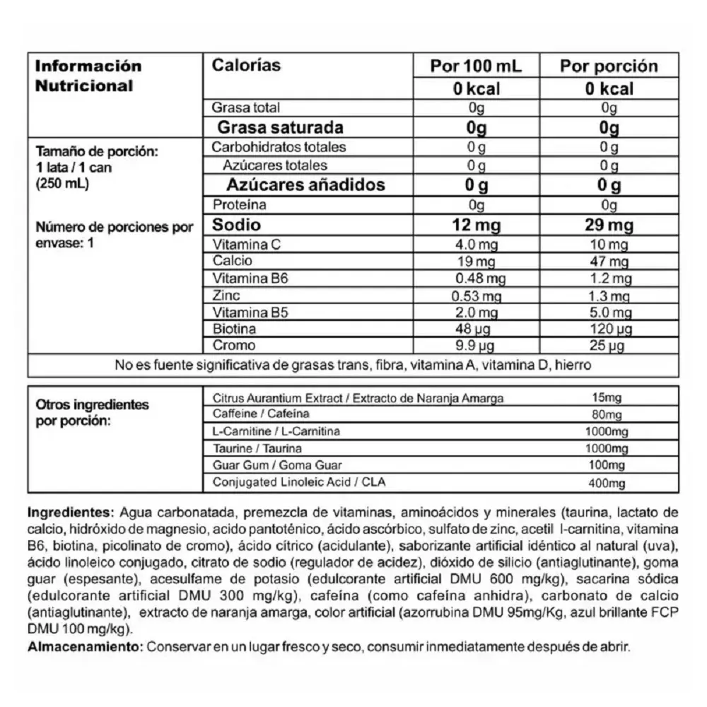 Burner Stack Lata X 24 und - Reductor de grasa + Pre entreno + Bebida energizante