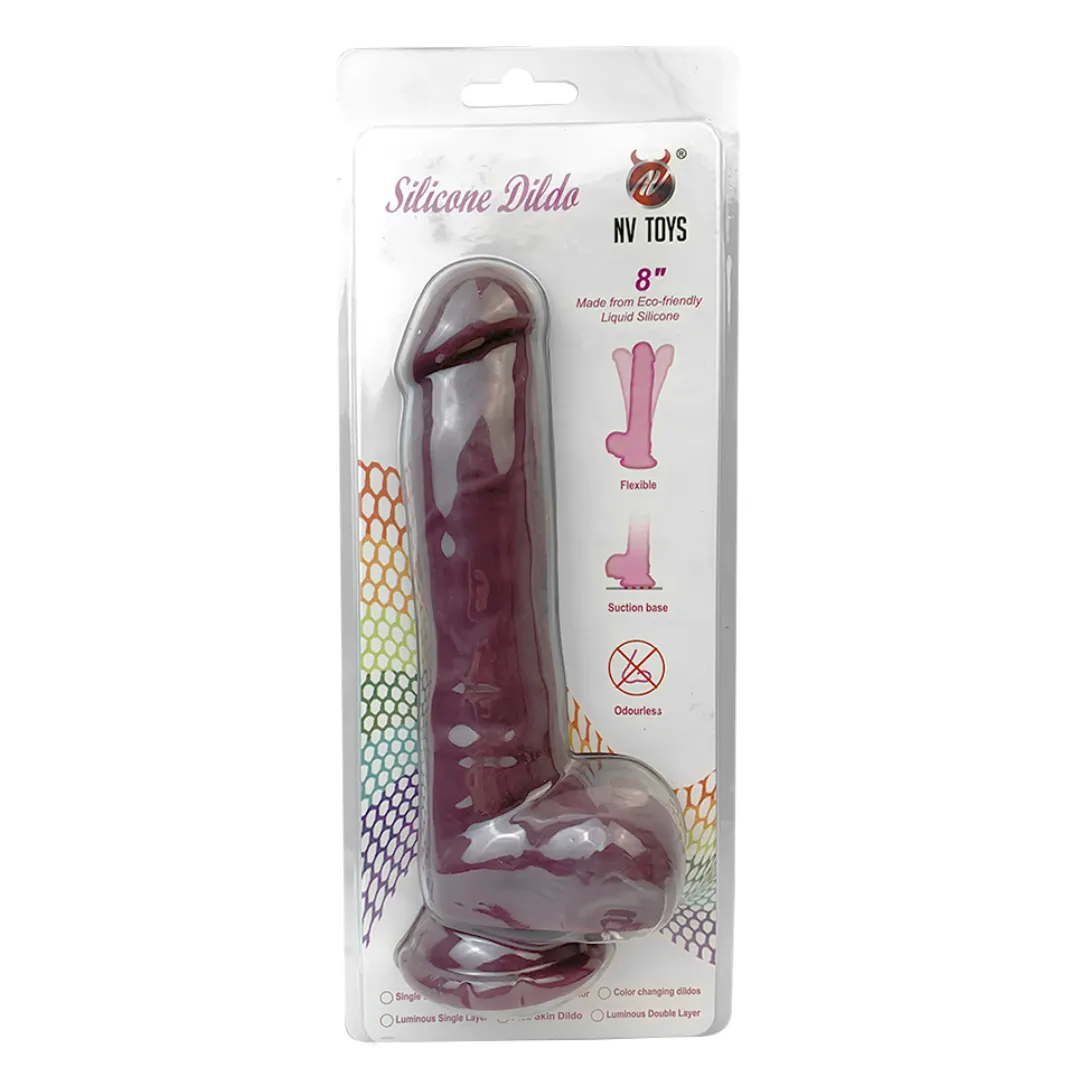  Dildo Masturbador Cambio De Color Change 21 Cm