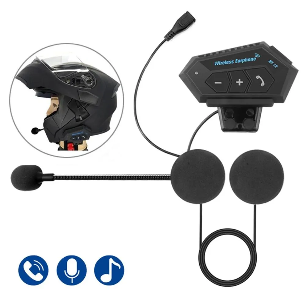 Intercomunicador Auriculares Casco Moto Bluetooth