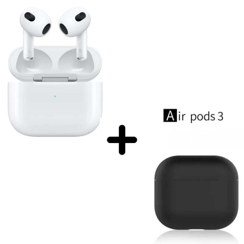 Audifonos Airpods 3 + Estuche Audifonos Inalambricos GPS 