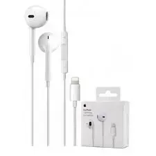 Audifonos Earpods Lightning + Cargador Iphone 20w Carga Rapida