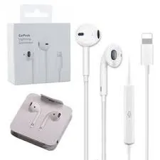 Audifonos Earpods Lightning + Cargador Iphone 20w Carga Rapida