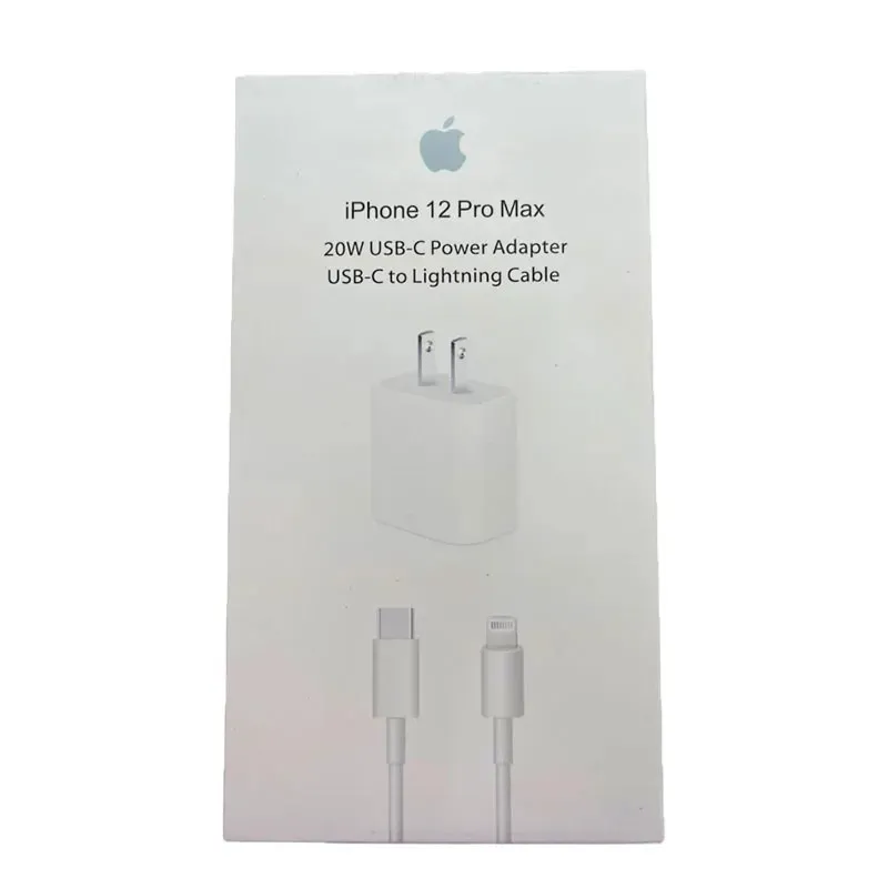 Audifonos Earpods Lightning + Cargador Iphone 20w Carga Rapida