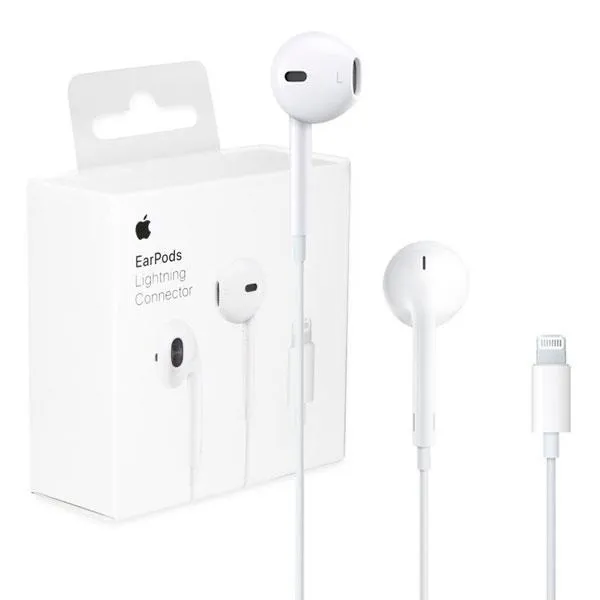 Earpods Tipo Apple Lightning 2023 Audifonos Iphone Manos Libre Aaa 1:1