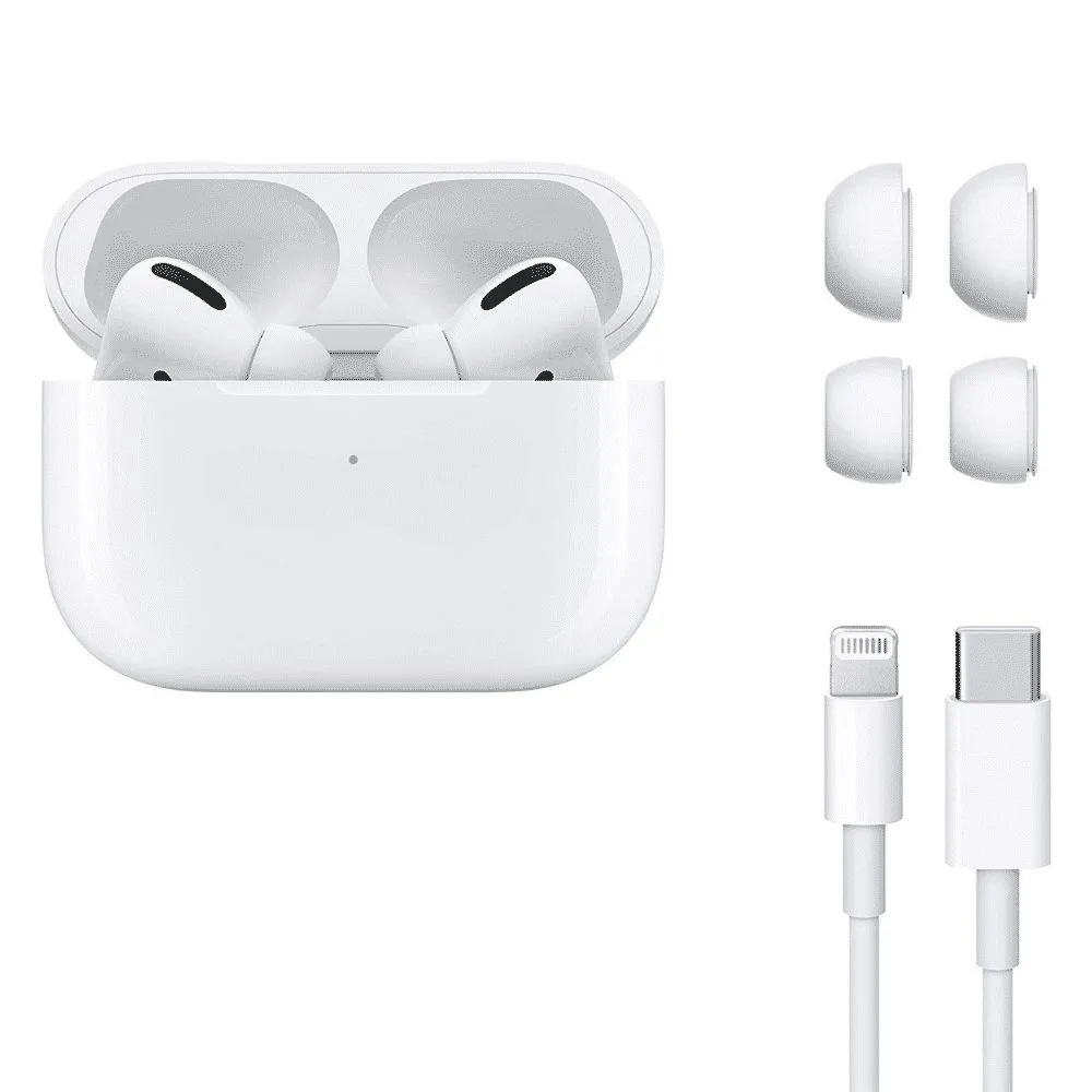 Airpods Pro 2024 Aaa + Cargador Iphone 20w Carga Rapida Aaa