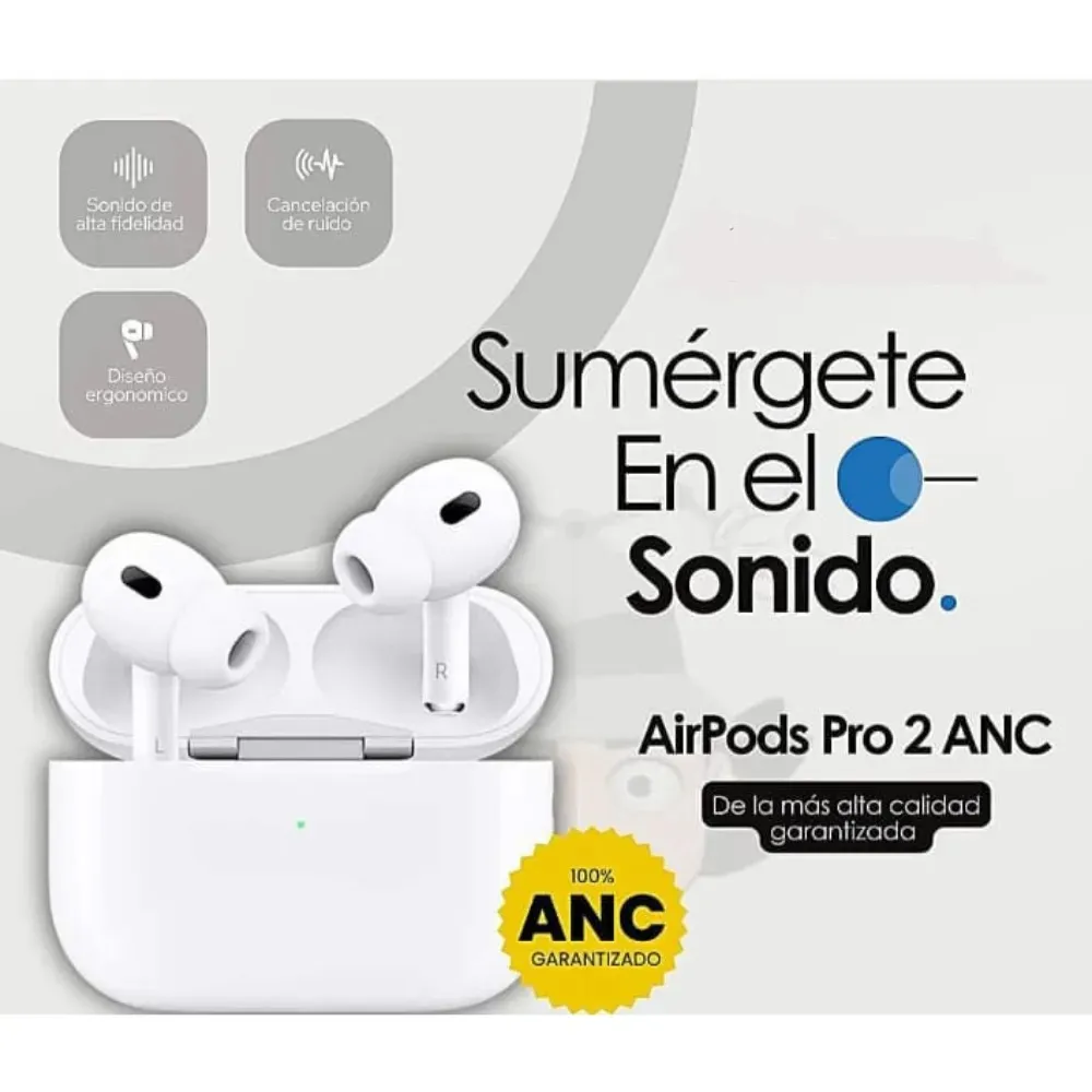 AirPods Cancelacion De Ruido Audifonos Inalambricos Iphone