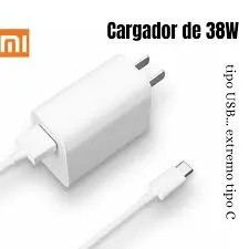 Cargador Xiaomi 38w Carga rapida 1.1