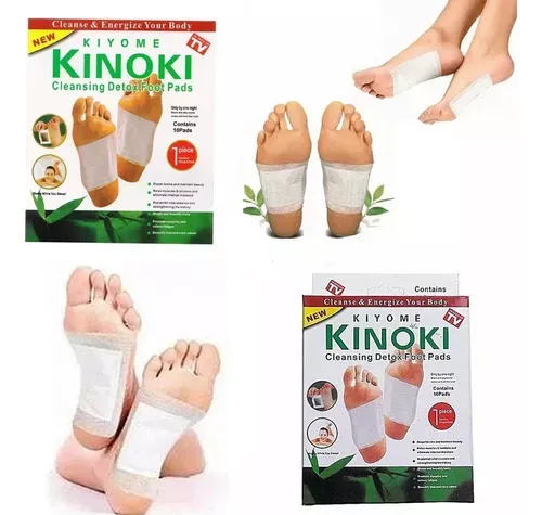 10 Parches Detox Kinoki Para Pies Desintoxicantes Dolores