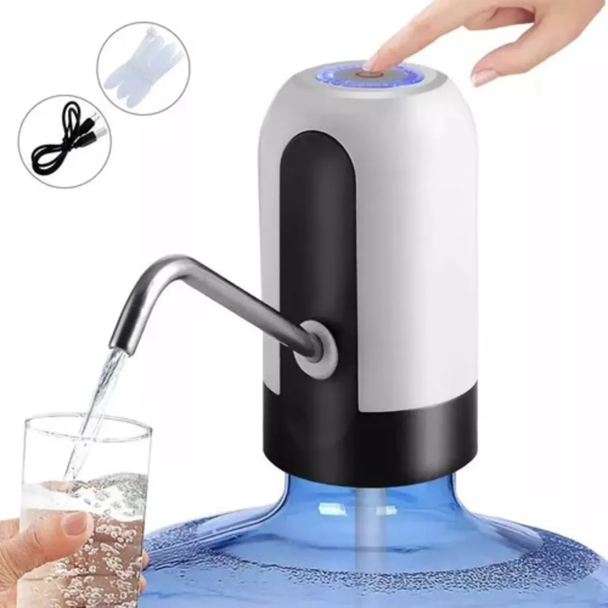 Dispensador De Agua Eléctrico Usb Para Botellon Garrafón