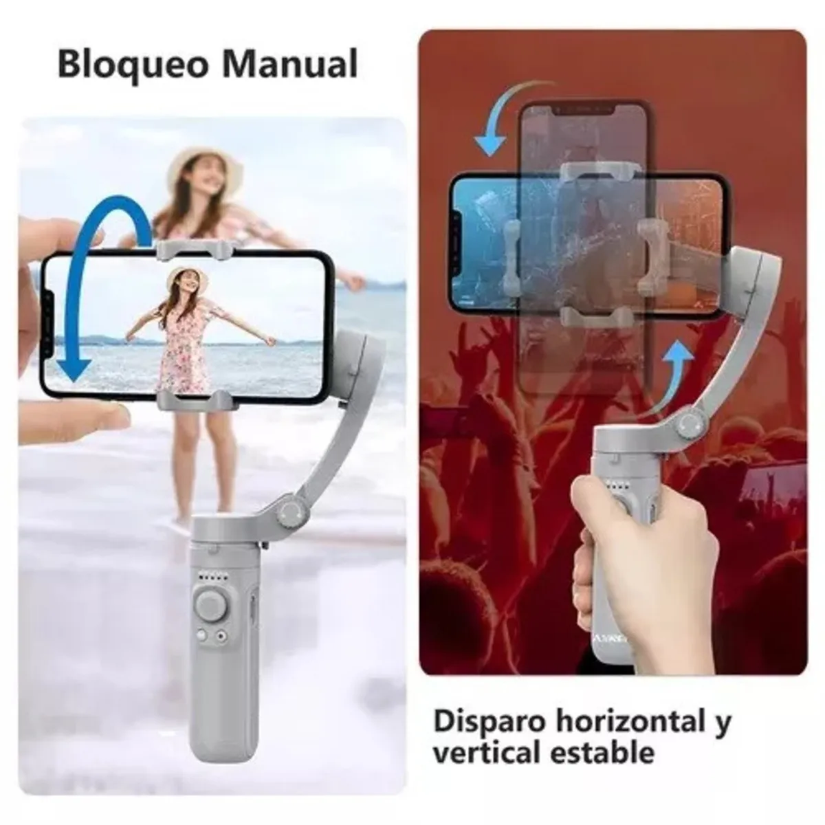 Estabilizador De Celular Gimbal 3 Ejes Plegable Profesional