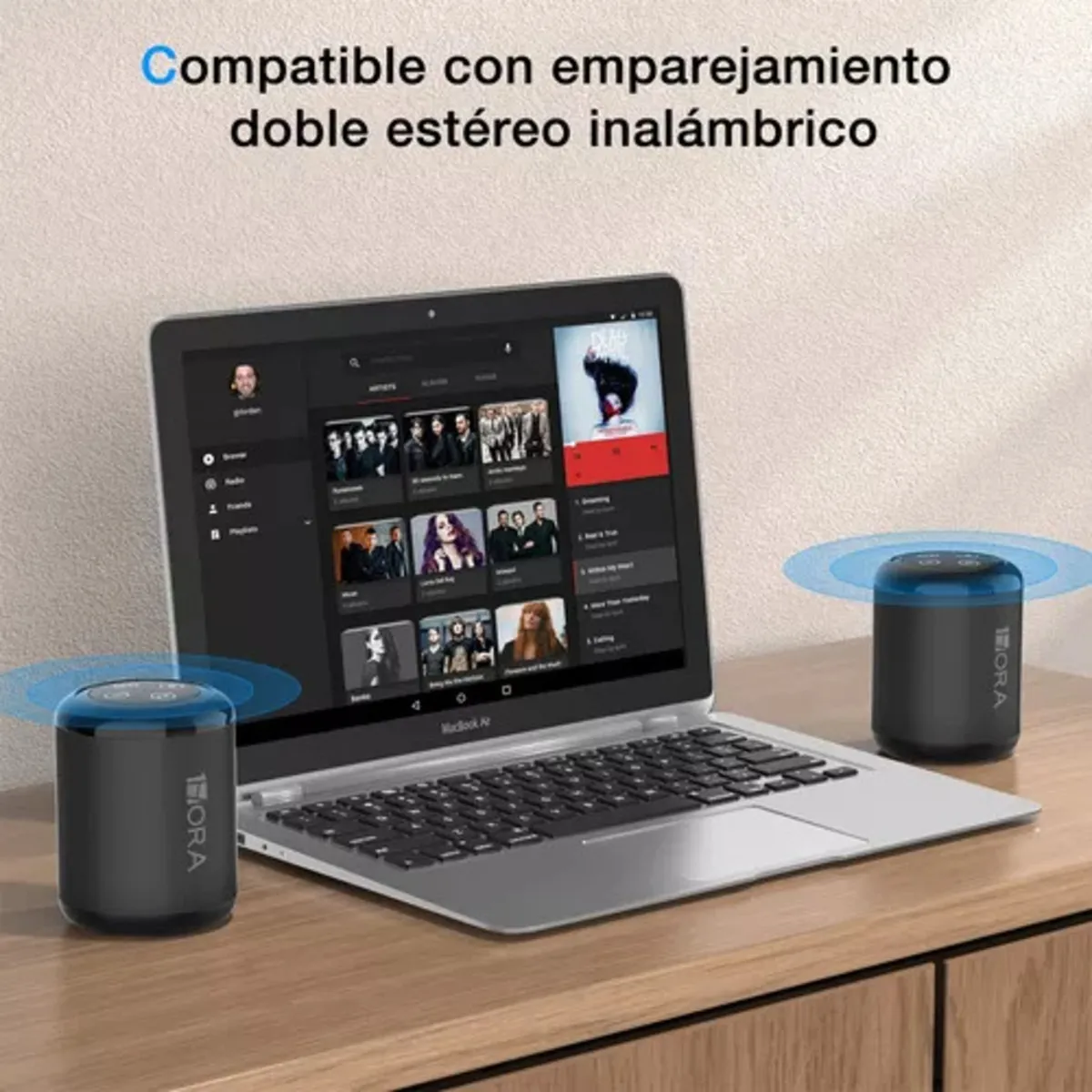 Bocina Mini Portátil Bluetooth Inalámbrica Altavoz Sd Alta Duracion