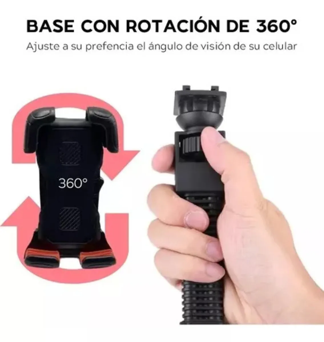 Soporte Universal Para Celular Moto Espejo Holder 360° Gps