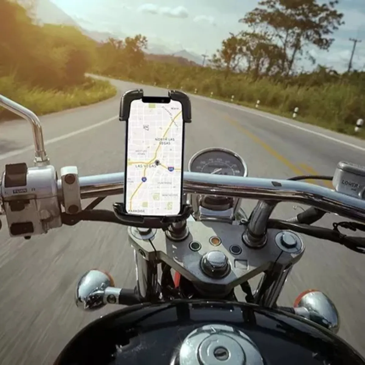 Soporte Universal Para Celular Moto Espejo Holder 360° Gps