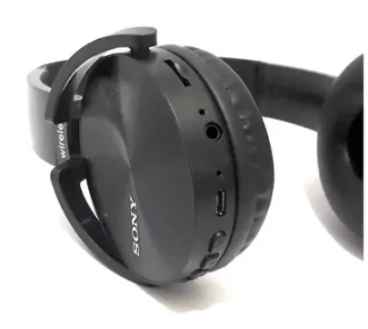 Audífonos Diadema Sony Genérico B450BT  Bluetooth Micro Sd - NEGRO