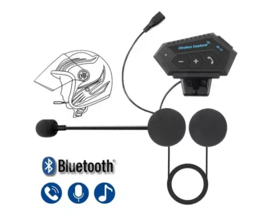 Intercomunicador Bt12 Auriculares Casco Bluetooh