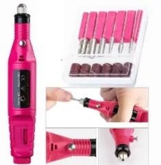 Kit Drill Pulidor Uñas Electrico Removedor Acrilico Manicure