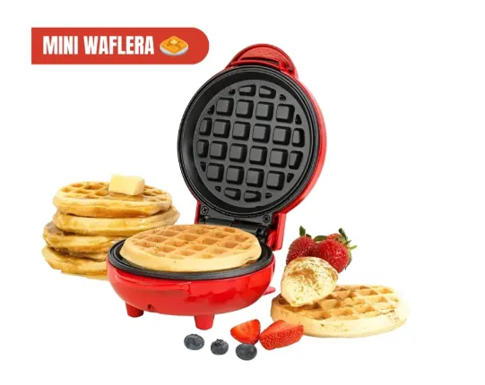 Mini Wafflera Eléctrica Personal Waffles