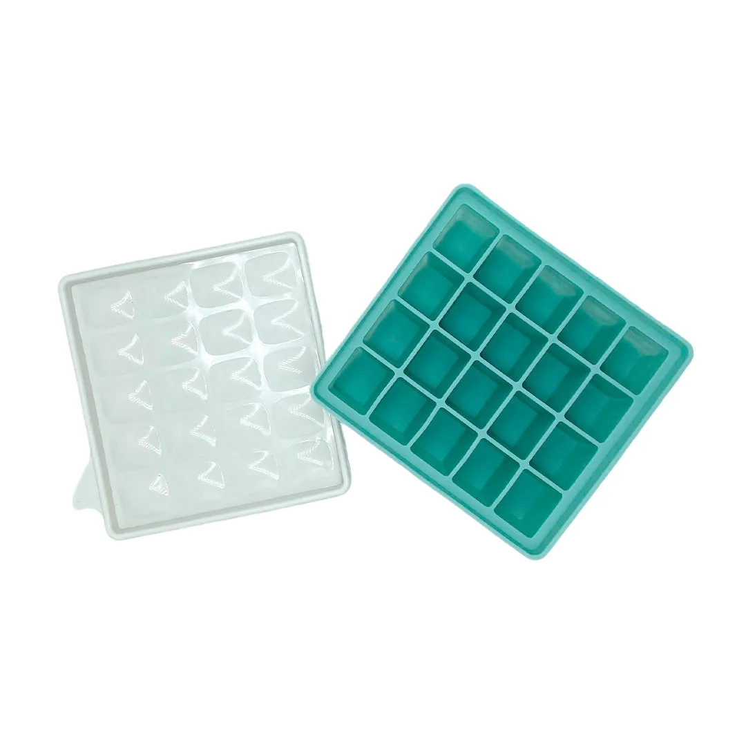 Hielera 20 Cubos En Silicona Verde Menta