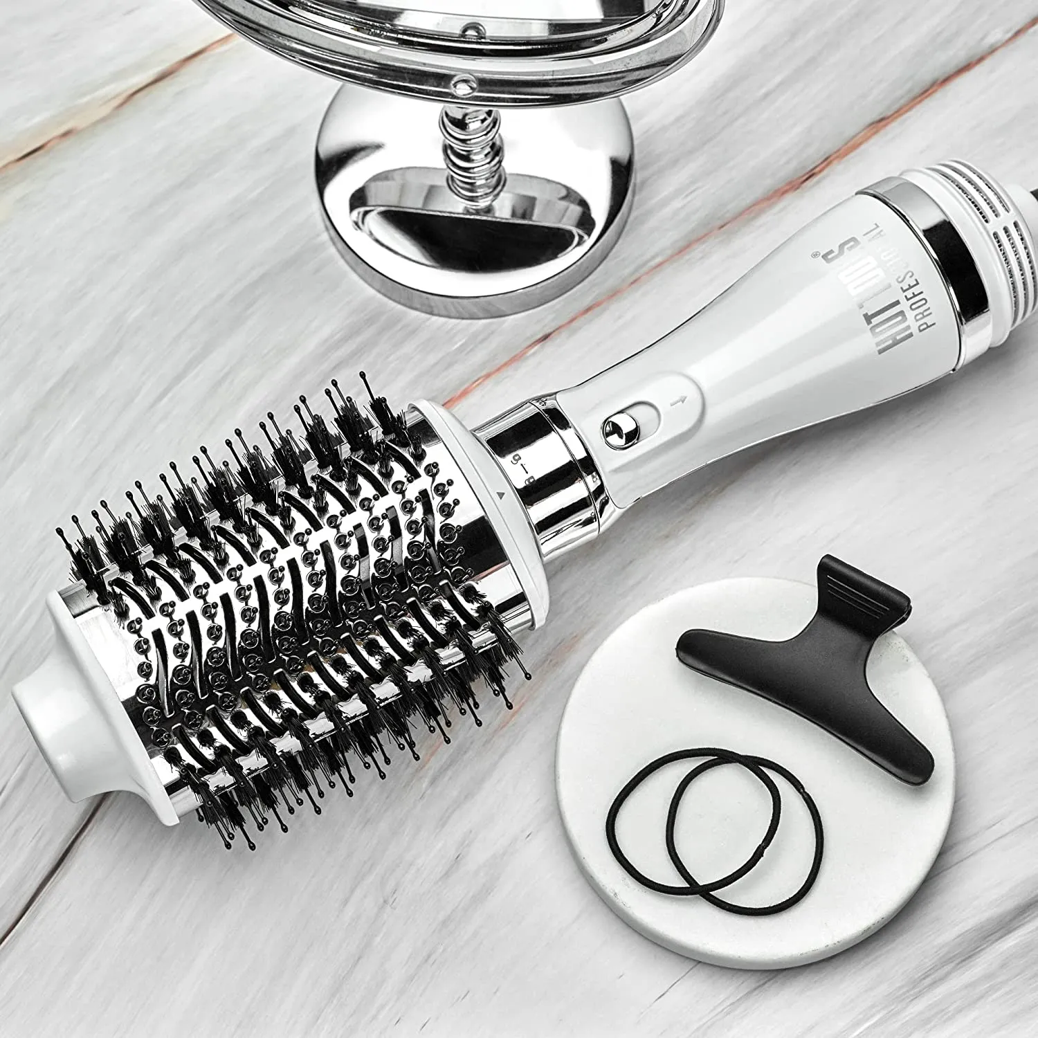 Cepillo Secador Titanium / Oro Blanco Hot Tools