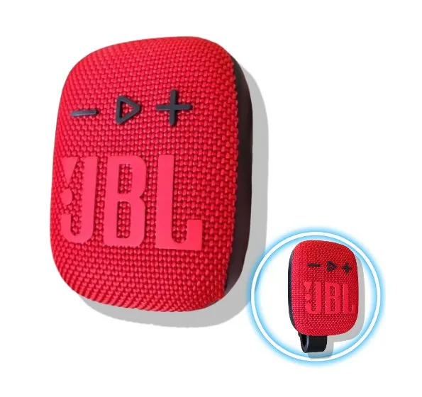  Parlante JBL Wind3s 1.1 Rojo: Con Soporte Para Moto Y Bicicleta