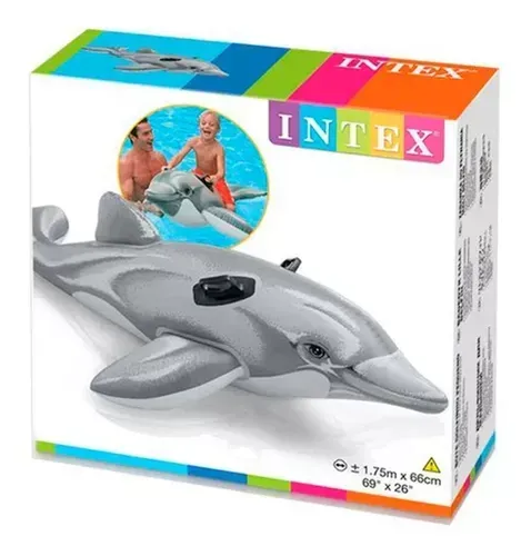 Flotador Diseño Delfin 1.75 x 66 cm Intex