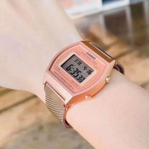 Casio Vintage Pink Metal B640WMR-5AVT