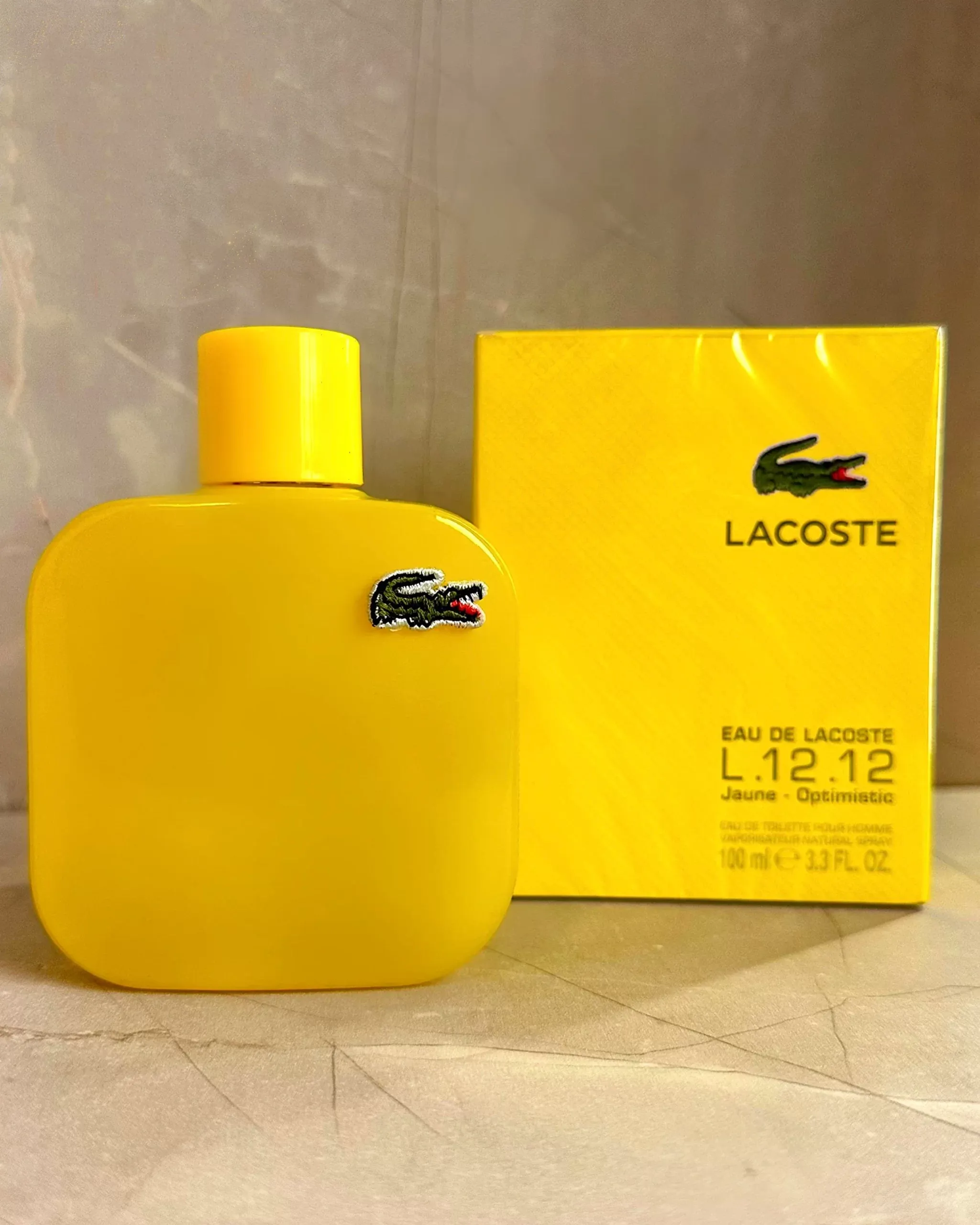 Lacoste Jaune - Optimistic 100ml EDT By Lacoste