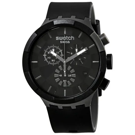 Swatch Check Point Black Big Bold Chrono SB02B400