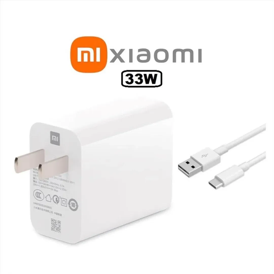 Cargador Xiaomi 33W Tipo C A USB 1.1