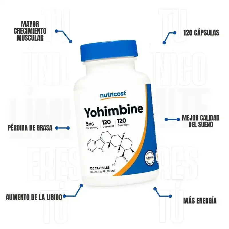 Yohimbina 5 Mg 120 Capsulas