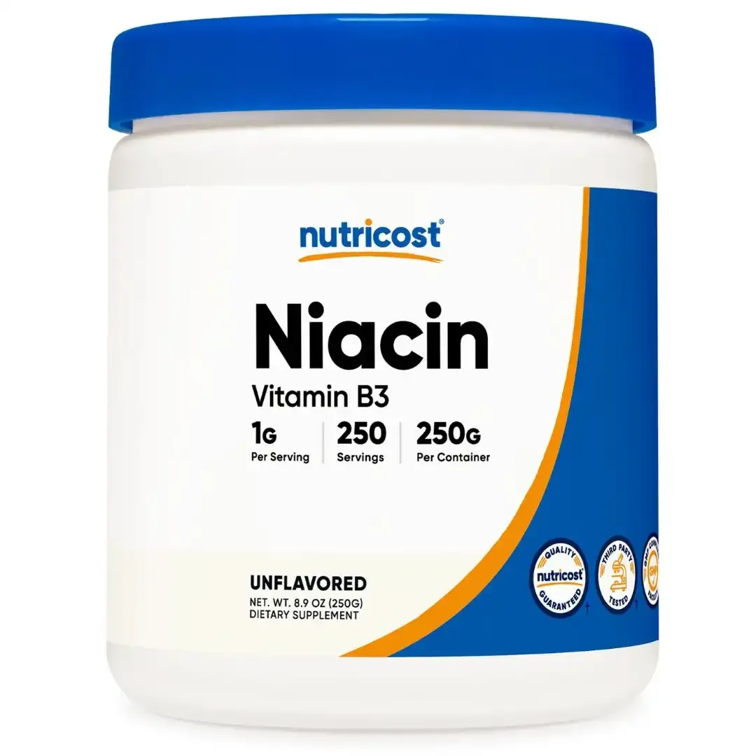 Niacina 1 Gr 250 Servicios Nutricost