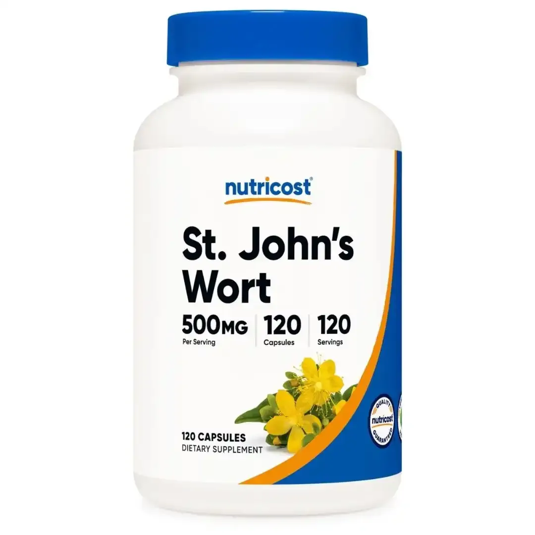 Hierba De San Juan (St. John’s Wort) 500 Mg 120 Capsulas