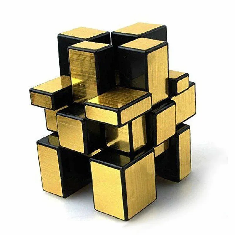 Cubo Rubik 3x3 Qiyi Mirror/Espejo (Dorado)