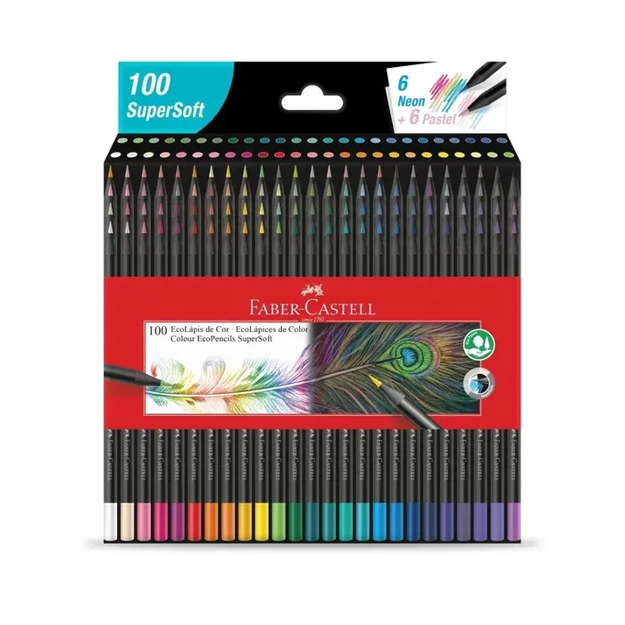 Colores Supersoft Faber Castell x100 Unidades