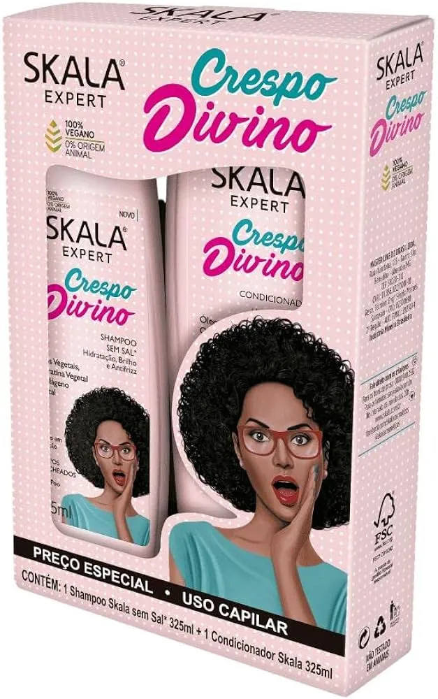 Kit Skala Crespo Divino Shampoo y Acondicionador 325ml C/u