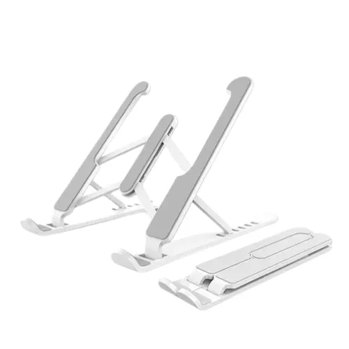 Soporte Elevador para Computador Portatil Ajustable Plegable Metalico