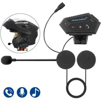 Intercomunicador Para Casco De Moto Auricular Bluetooth BT-12