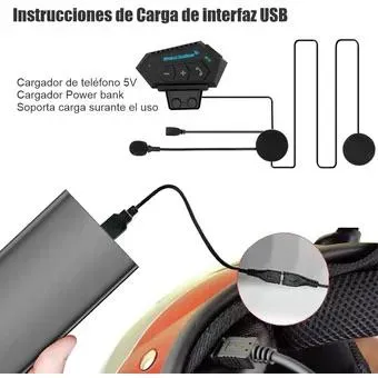 Intercomunicador Para Casco De Moto Auricular Bluetooth BT-12